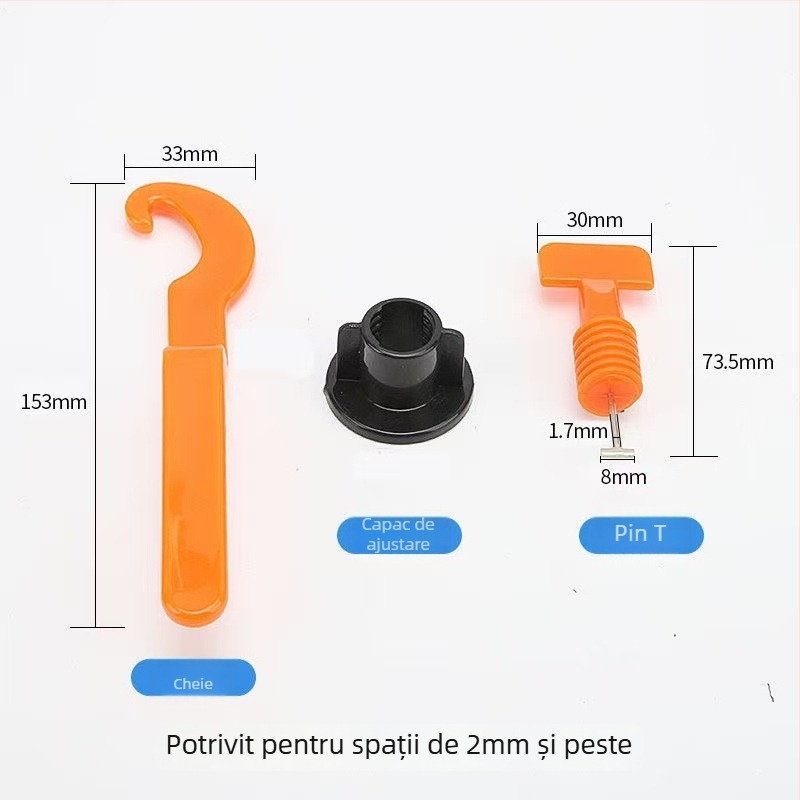 Clipuri de nivelare reutilizabile pentru plăci ceramice