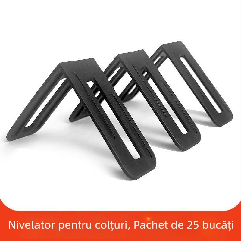 Unealtă de nivelare a plăcilor cu trăgător de colț – instrument auxiliar pentru montajul plăcilor, poziționare și alinierea rosturilor