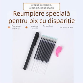 Refil pentru caligrafie cu cerneală ștearsă, 0,5 mm, pentru adulți și copii, pentru caiete de exerciții cu caneluri