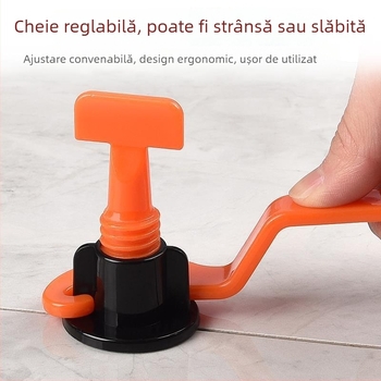 Clipuri în formă de cruce pentru nivelarea plăcilor – dispozitiv din plastic pentru rosturi de podea