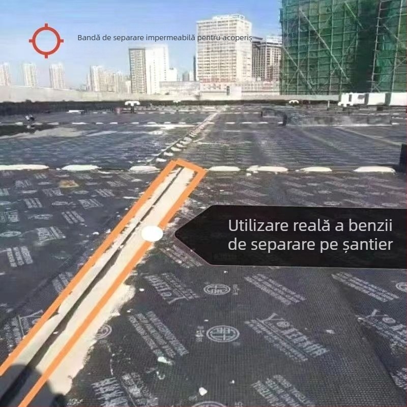 Profil din plastic în formă de T pentru acoperiș, divizor pentru hidroizolația cu ciment