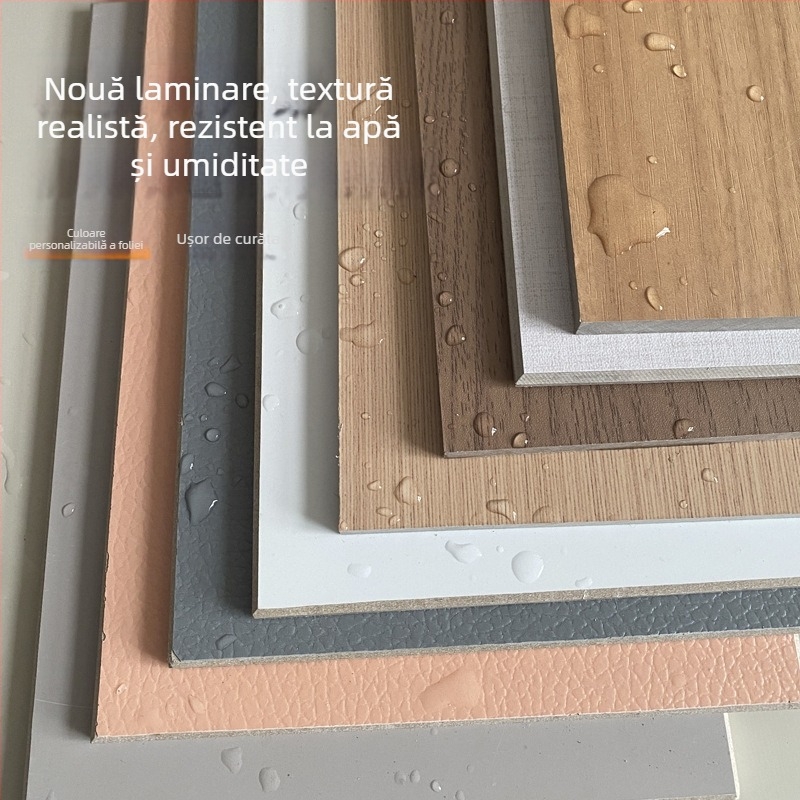 Panouri de perete integrate din fibre de bambus pentru decor interior – panouri pentru auto-montaj, finisaj lemnos, panouri din cristale de carbon