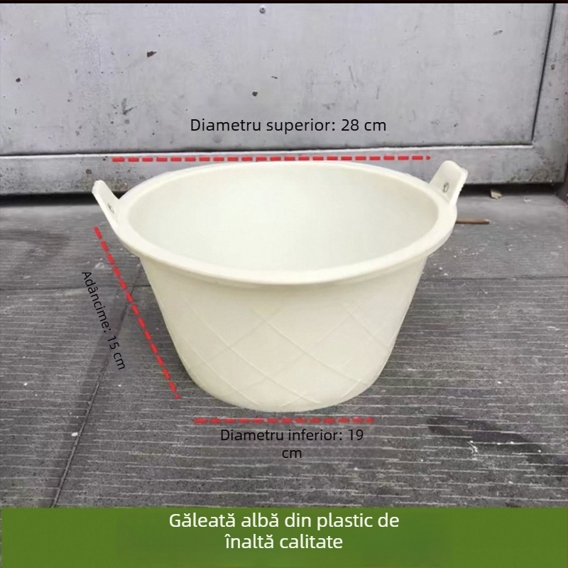 Galeată gri pentru nămol și ciment, Galeată Tendon, Galeată Oxford pentru nisip, Galeată pentru nămol de șantier, Galeată din cauciuc-plastic pentru nămol