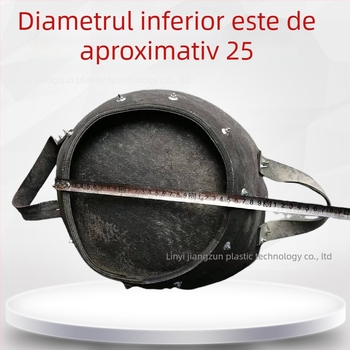 Găleată mare din cauciuc întărită pentru ciment pe șantier, găleată din cauciuc de anvelope, formă impermeabilă pentru beton