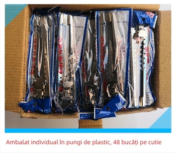 Shengfa 6886 Cuțit de artă din oțel inoxidabil, grosime extra, cuțit pentru hârtie, cuțit metalic pentru perete, 18 mm lungime