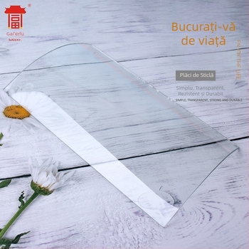 Panou de iluminat transparent, cu motiv de plăci din sticlă, pentru salon solar și adăpost pentru mașini