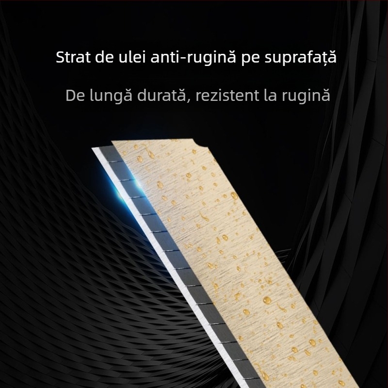Lama personalizată pentru cutter de birou, 18 mm, SK5, ascuțită pentru tapet și tăierea hârtiei