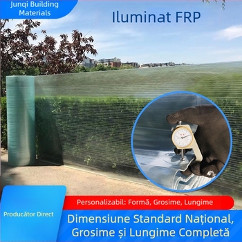 Panouri FRP pentru iluminare la acoperiș, panouri transparente, profil 900, val mare