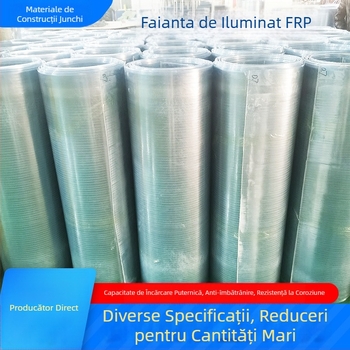Panouri FRP pentru iluminare la acoperiș, panouri transparente, profil 900, val mare