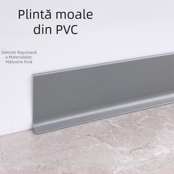 Profil PVC moale pentru perete, autocolant, linie decorativă pentru colț, culoare solidă, lățimi 5/8/10 cm