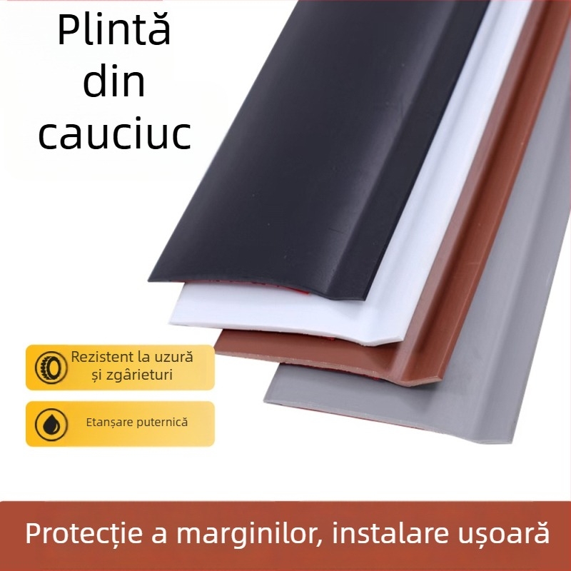 Profil PVC moale pentru perete, autocolant, linie decorativă pentru colț, culoare solidă, lățimi 5/8/10 cm