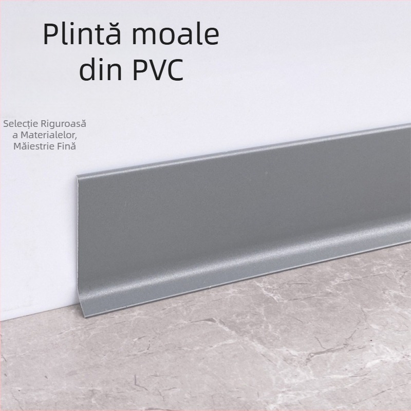Profil PVC moale pentru perete, autocolant, linie decorativă pentru colț, culoare solidă, lățimi 5/8/10 cm
