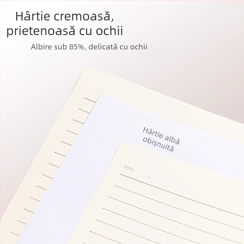 Deli caiet B5 cu spirală, format A5, linii orizontale, pentru liceu și pregătire la examene, caiet de exerciții pentru greșeli