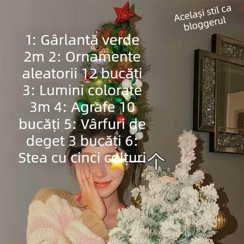 Topper extravagant pentru brad de Crăciun cu pom de bani – accesorii DIY pentru fotografii