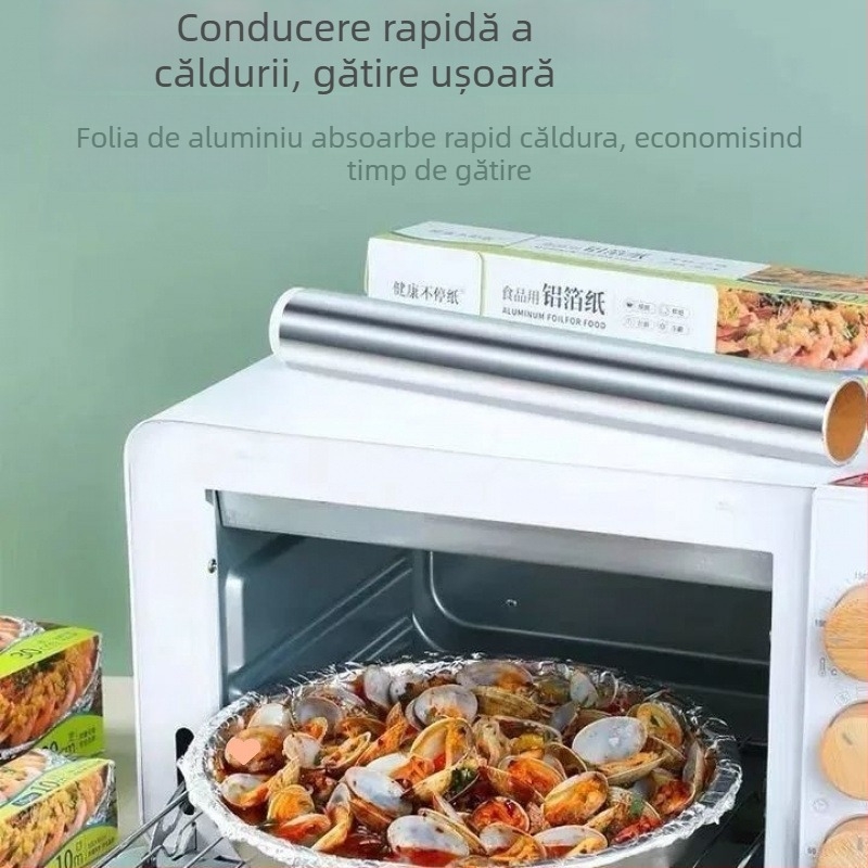 Rolă groasă de folie de aluminiu pentru friteuză cu aer și cuptor