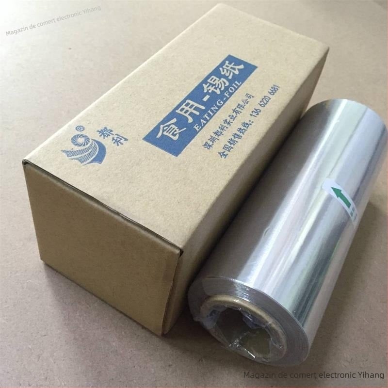 folie de aluminiu alimentară, lățimi ultra-înguste 5 cm, 7 cm, 10 cm și 15 cm, întărită
