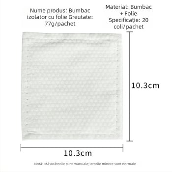 Bumbac rezistent la temperatură pentru perm, înfășurare cu folie, unelte pentru frizerie