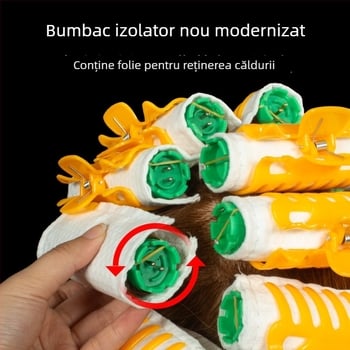 Bumbac rezistent la temperatură pentru perm, înfășurare cu folie, unelte pentru frizerie