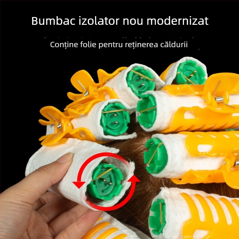 Bumbac rezistent la temperatură pentru perm, înfășurare cu folie, unelte pentru frizerie