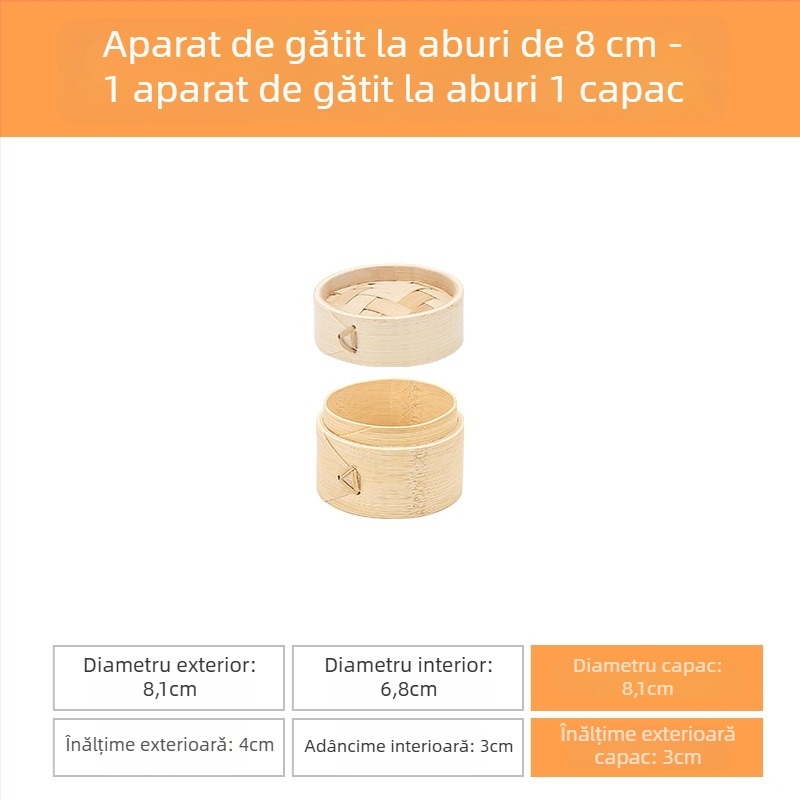 Coș de aburi din bambus și cutie pentru bomboane de nuntă, decor festiv tradițional chinezesc, accesoriu multifuncțional