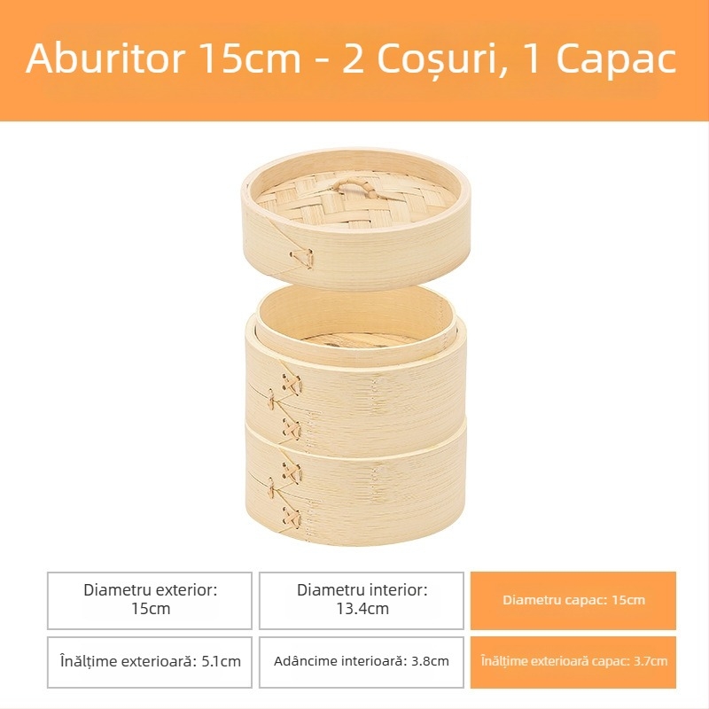 Coș de aburi din bambus și cutie pentru bomboane de nuntă, decor festiv tradițional chinezesc, accesoriu multifuncțional