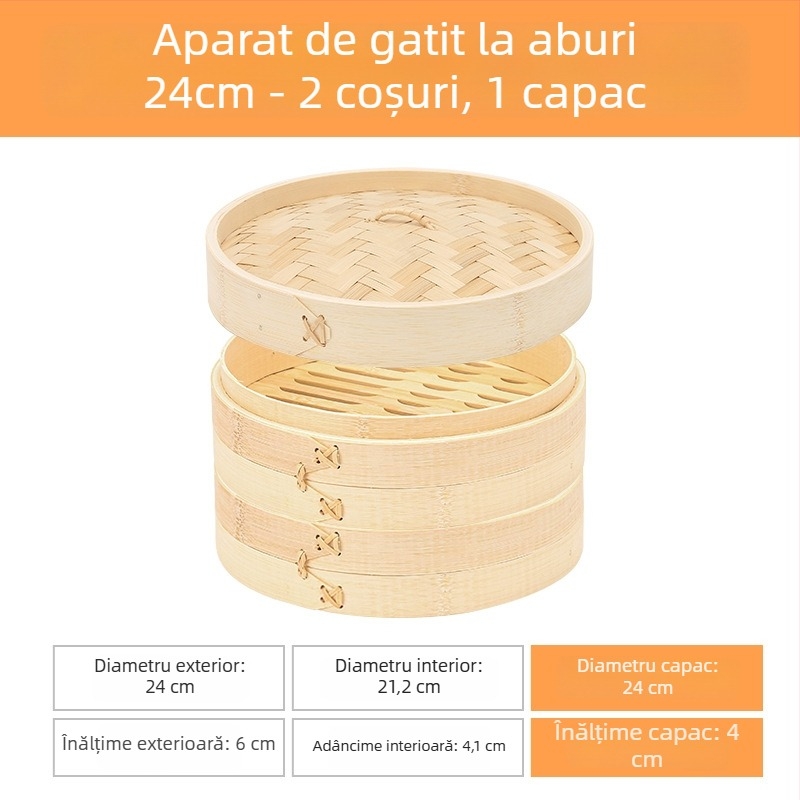 Coș de aburi din bambus și cutie pentru bomboane de nuntă, decor festiv tradițional chinezesc, accesoriu multifuncțional