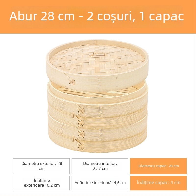 Coș de aburi din bambus și cutie pentru bomboane de nuntă, decor festiv tradițional chinezesc, accesoriu multifuncțional