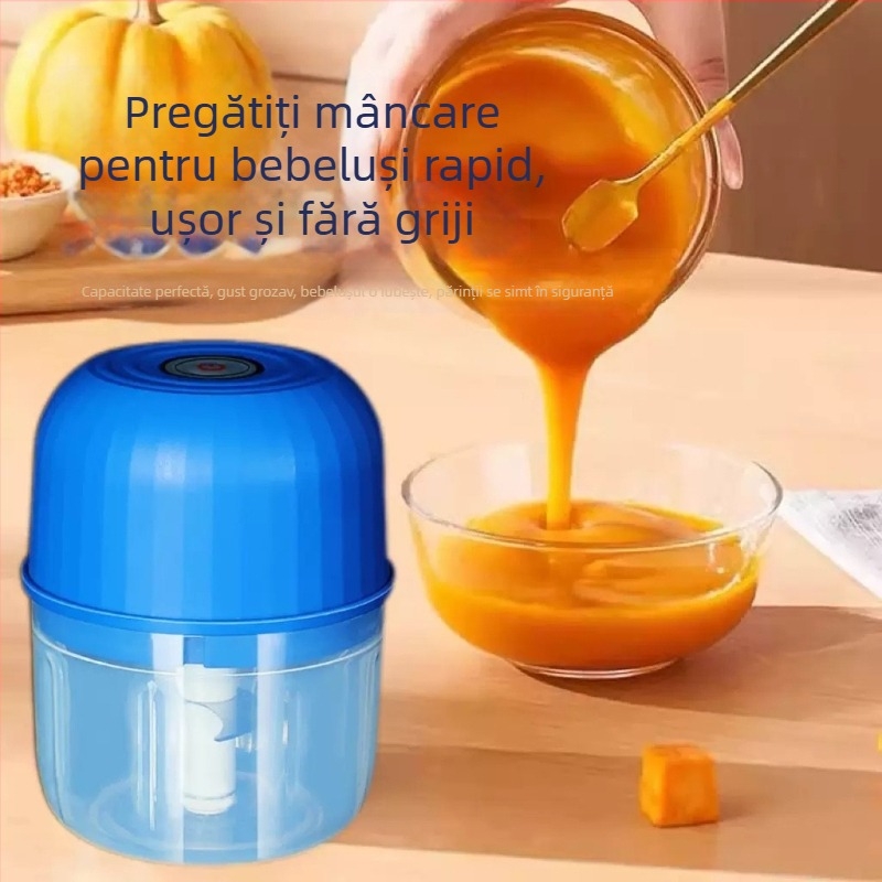 Presă manuală de usturoi, râșniță multifuncțională pentru usturoi și ghimbir, mărunțitor de carne, tocător mini pentru bucătărie