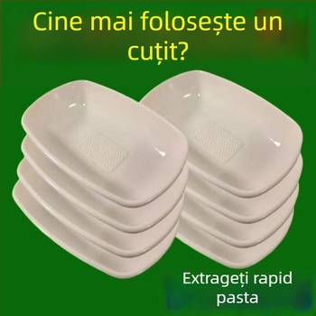 Râșniță manuală pentru usturoi și ghimbir, cu recipient încorporat – ustensilă de bucătărie multifuncțională pentru pastă de usturoi, suc de ghimbir și piure de yam