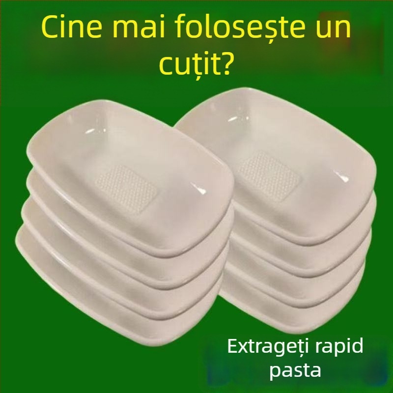Râșniță manuală pentru usturoi și ghimbir, cu recipient încorporat – ustensilă de bucătărie multifuncțională pentru pastă de usturoi, suc de ghimbir și piure de yam