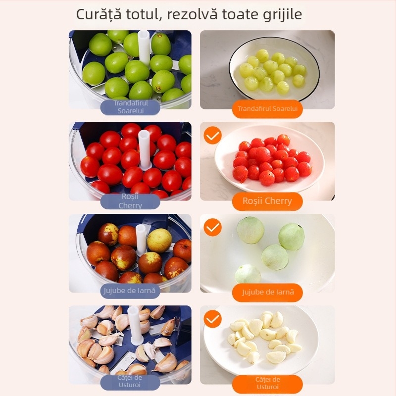 Aparat automat de decojit fructe pentru ceai cu lapte – Mașină electrică de decojit