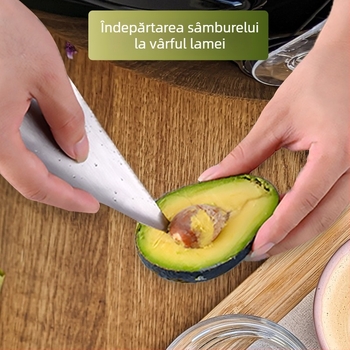 Unealtă de bucătărie multifuncțională pentru avocado și kiwi: decojitor, linguriță pentru pulpă și instrument pentru carne de mango