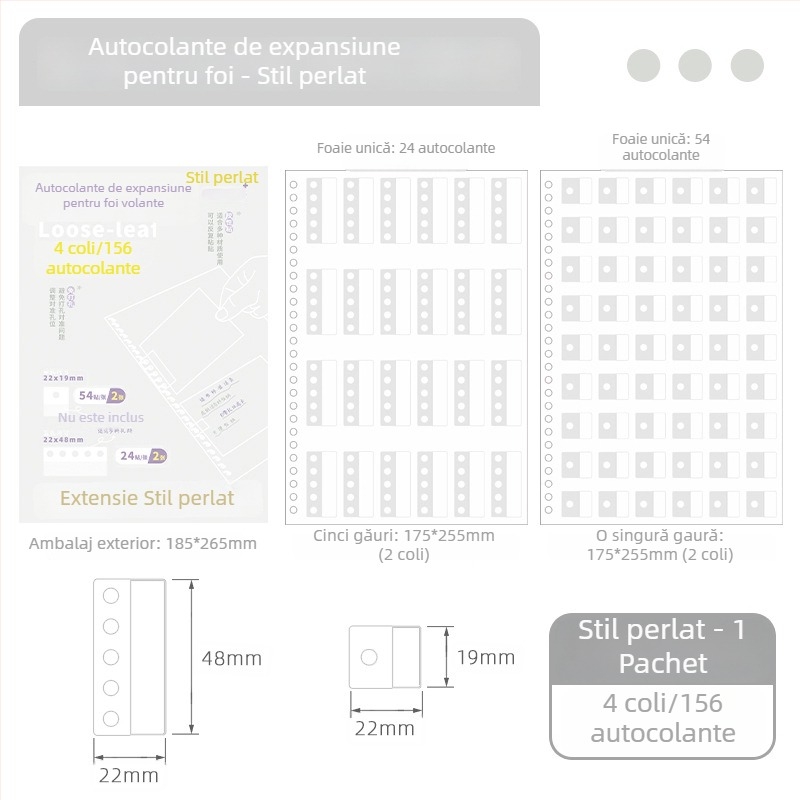 Note adezive detașabile cu foi extensibile, design elegant, etichete de index cu adeziv pentru studiu și pregătire pentru examene