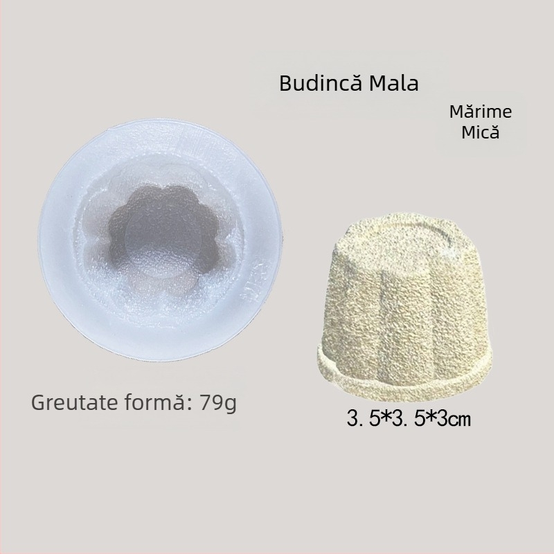 Formă din silicon pentru coacere – chifle cu lapte la abur și budincă, matriță de frământat, formă circulară goală pentru toast și tort