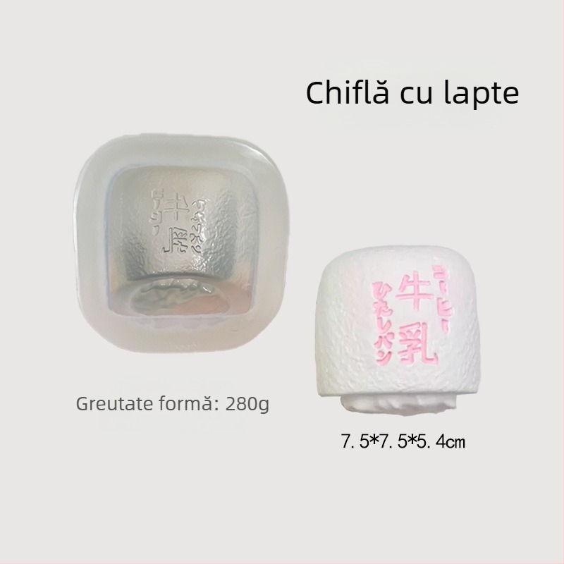 Formă din silicon pentru coacere – chifle cu lapte la abur și budincă, matriță de frământat, formă circulară goală pentru toast și tort