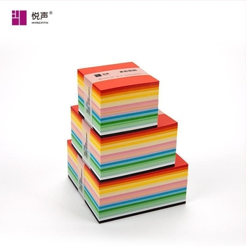 Yuesheng Hârtie origami pătrate, 19 culori, 380 de coli, fără adeziv, pentru școală și birou