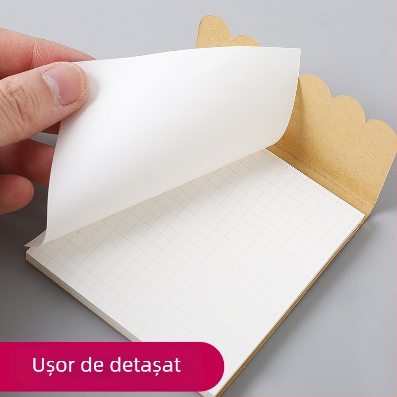 Golden Valley Note autocolante cu grilă, foițe pătrate, rupibile, note pentru studenți, 32 de coli într-o cutie