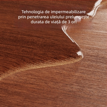 Tocător din lemn de abanos, antibacterian și rezistent la mucegai, mare și gros pentru bucătărie