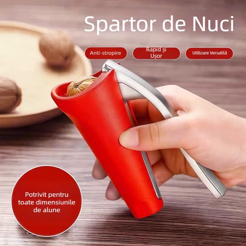 Deschizător în formă de pâlnie pentru nuci, pentru uz casnic, deschizător de coajă pentru alune, unealtă de economisire a efortului, îndepărtător de coajă pentru pecan