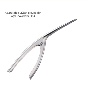 304 oțel inoxidabil – Curățător de creveți cu vârf și îndepărtător de carne de homar, decojire rapidă, instrument de bucătărie