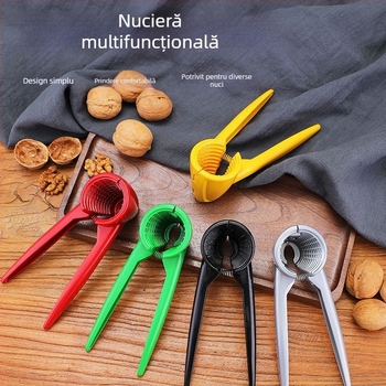 Decojitor casnic multifuncțional pentru nuci și alune, cu clește