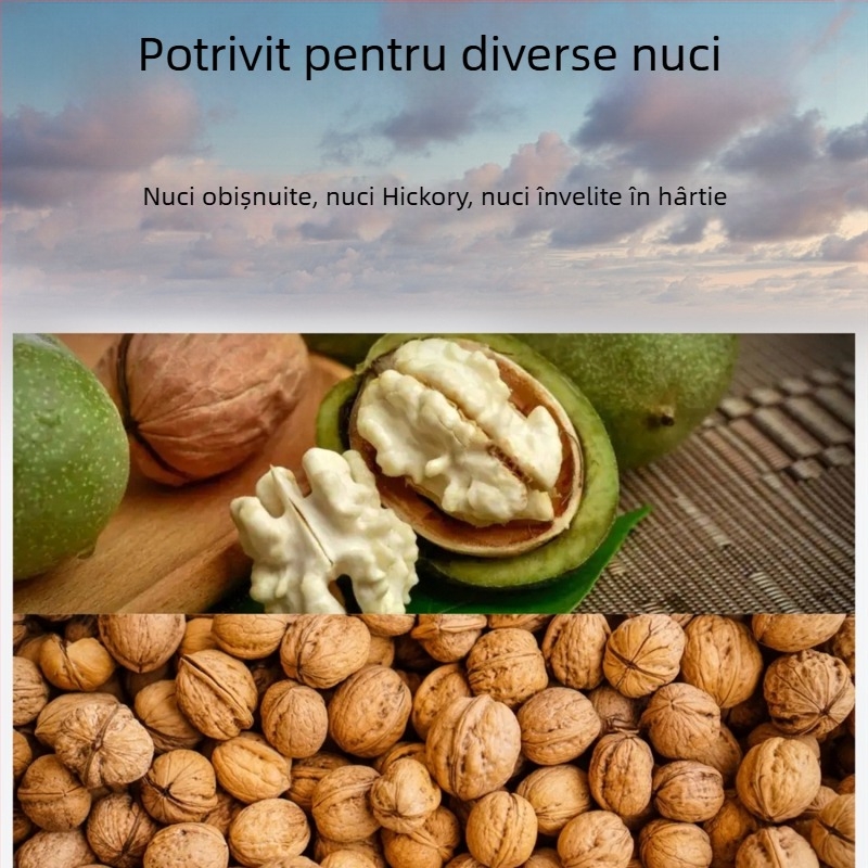 Instrument pentru deschis nuci și decojire, clește pentru nuci cu brațe îngroșate