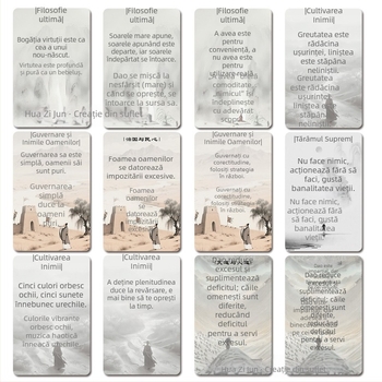 55 carduri Tao Te Ching – înțelepciune inspirațională pentru gândire clară și dezvoltare personală