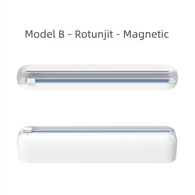 Tăietor magnetic pentru folie alimentară Extra-Large Pro cu cuțit glisant bidirecțional pentru folie de aluminiu și hârtie de copt