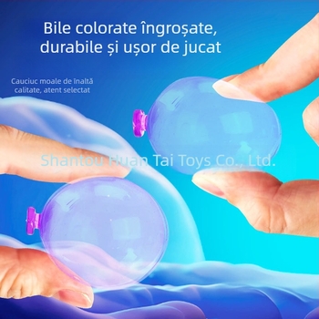 Inflator Bobo Ball – Jucărie DIY lipicioasă cu rachetă pentru copii, 8 inch