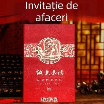 Invitații de afaceri clasice, inovatoare, pe carton tare pentru întâlniri, conferințe anuale, deschideri, petreceri de inaugurare a casei și nunți – en gros