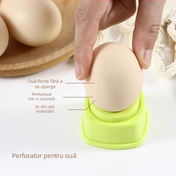 Perforator japonez pentru ouă – unealtă durabilă de perforare pentru ouă fierte și ouă de rață