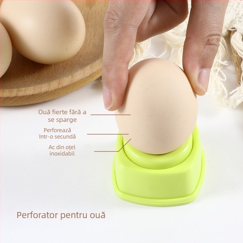 Perforator japonez pentru ouă – unealtă durabilă de perforare pentru ouă fierte și ouă de rață