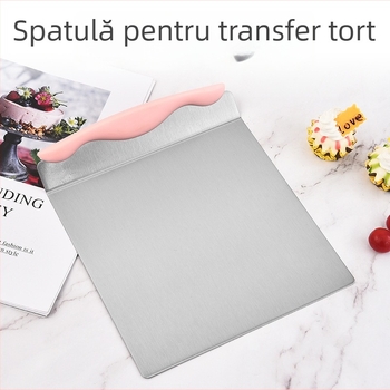 Spatulă de transfer a prăjiturilor din oțel inoxidabil – unelte de servire pentru pâine și pizza