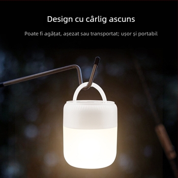 Lampa LED multifuncțională pentru noapte cu protecția ochilor, încărcare USB, atingere, lampă de noptieră, iluminare ambientală difuză